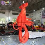 3m Length Red Lobster Simulated Marine Creatures Inflatable Hanging Decor For Kid Toys - 2