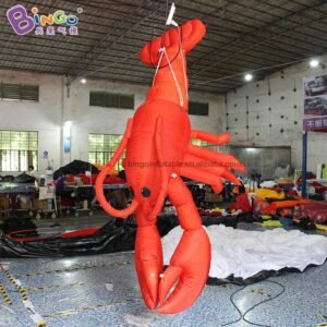 3m Length Red Lobster Simulated Marine Creatures Inflatable Hanging Decor For Kid Toys - 2