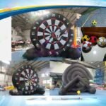 3m 4m 5m Play 1 2 Inflatable Dart Board Darts A Football Game Soccer