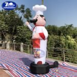 3m 4m Air Dancers Sky Dancer Inflatable Cook Man Puppet Wind Flying Promotional Balloons Advertising Wave - 3