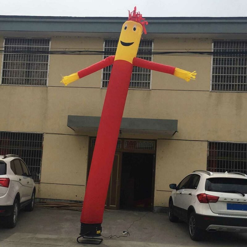 3m 6m Inflatable Advertising Air Sky Dancers Tube Puppet Flag Wavy Man Wind Single Leg Swing Dancing Models