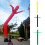 3m 6m Inflatable Advertising Air Sky Human Dancers Tube Puppet Flag Wavy Man Wind Carton Advertsing Dancing Model Toy