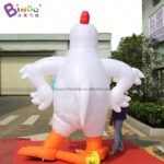 3m High Inflatable White Rooster Balloon Animals Series Toys For Fun Kids - 3