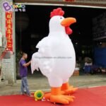 3m High Inflatable White Rooster Balloon Animals Series Toys For Fun Kids - 6