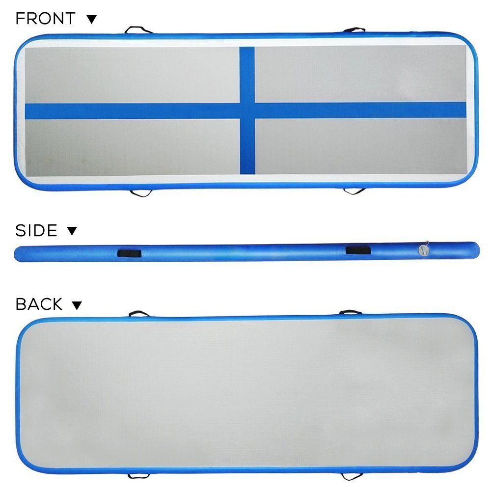 3m4m5m Inflatable Gymnastics Air Track Home Training Beach Tumbling Mat Durable Airtrack Floor - 9