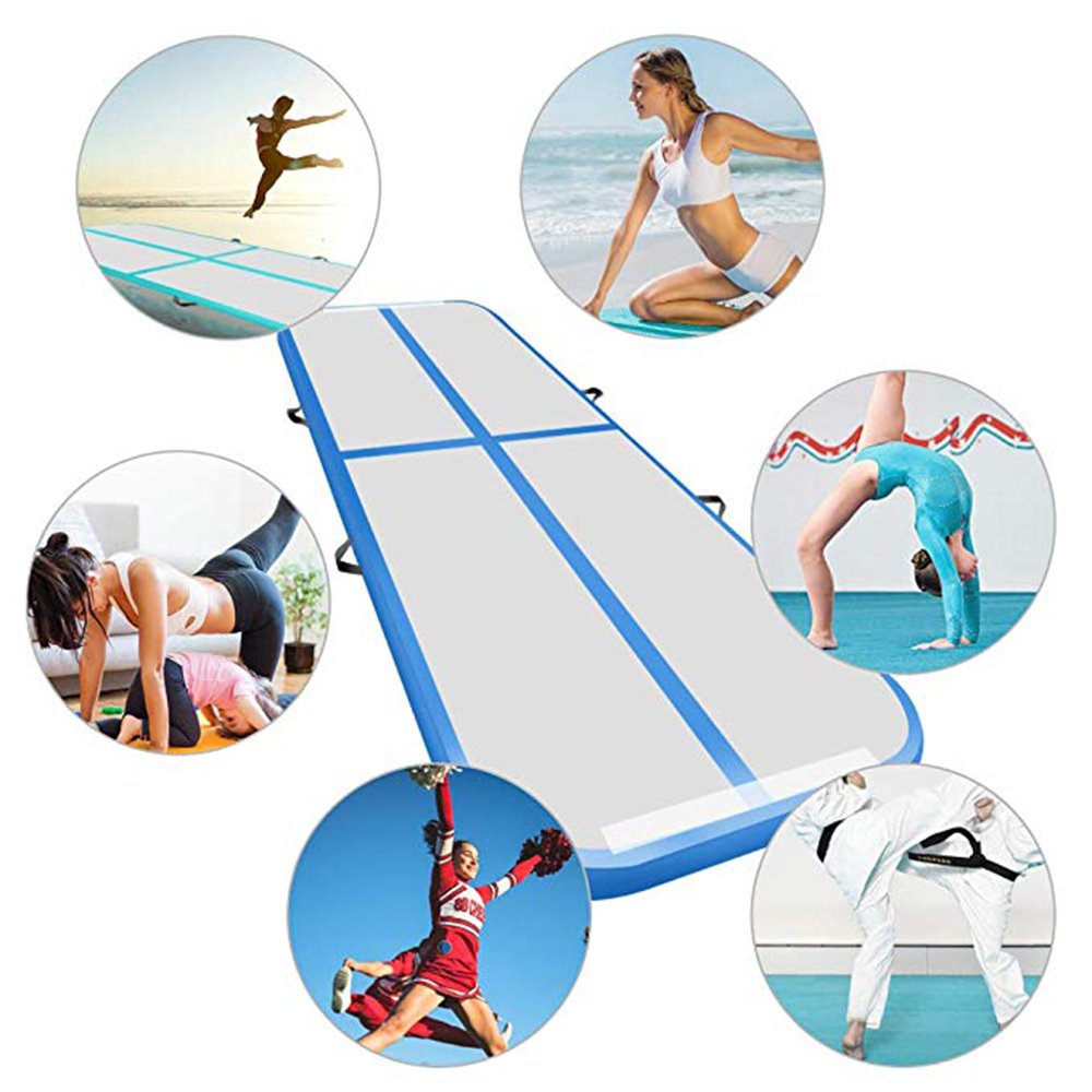 3m5m Inflatable Gymnastics Track Mat With Electric Air Pump For Tumbling Yoga Wrestling Olympics - 3