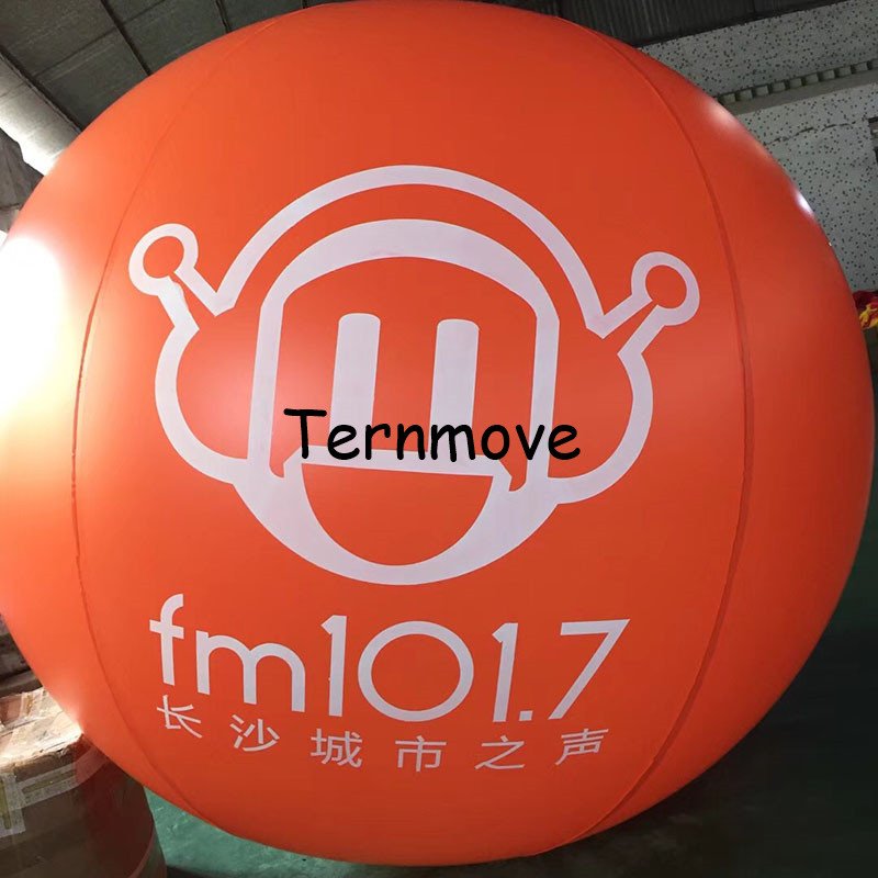3m Jumbo Custom Logo Inflatable Advertising Helium Balloon Colorful Sky Sphere For Publicity Events - 7 3m Jumbo Custom Logo Inflatable Advertising Helium Balloon Colorful Sky Sphere For Publicity Events - 7