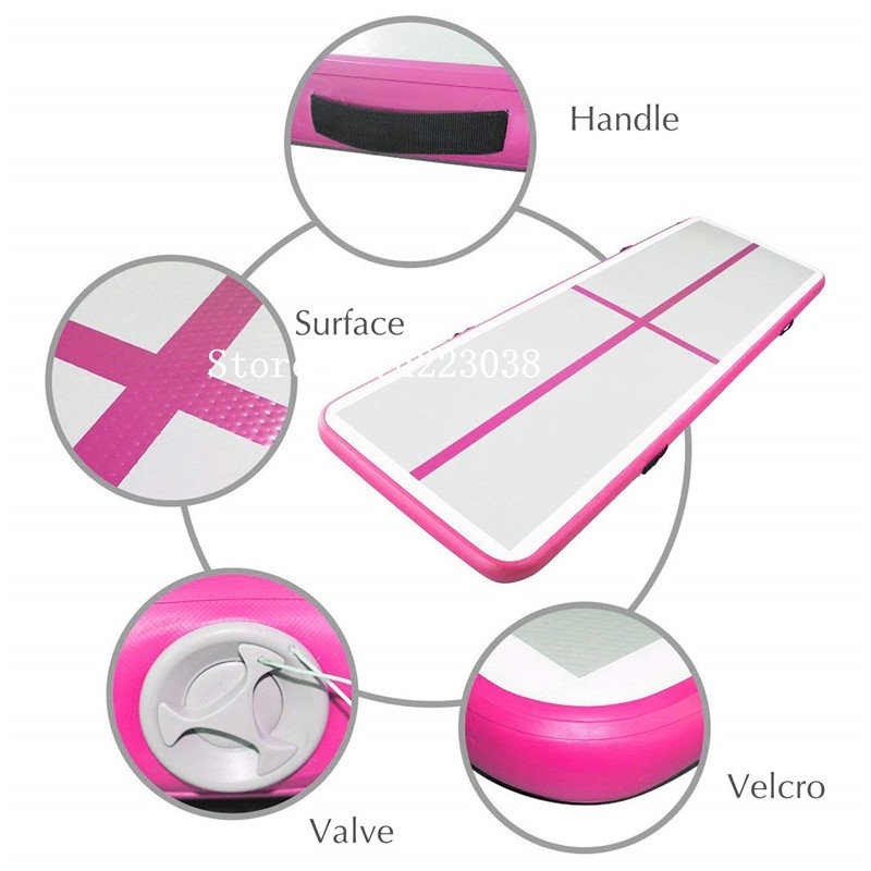 3m Inflatable Air Track Gymnastics Mat Taekwondo Flip Trampoline Yoga Multifunctional Household Sports Equipment - 6
