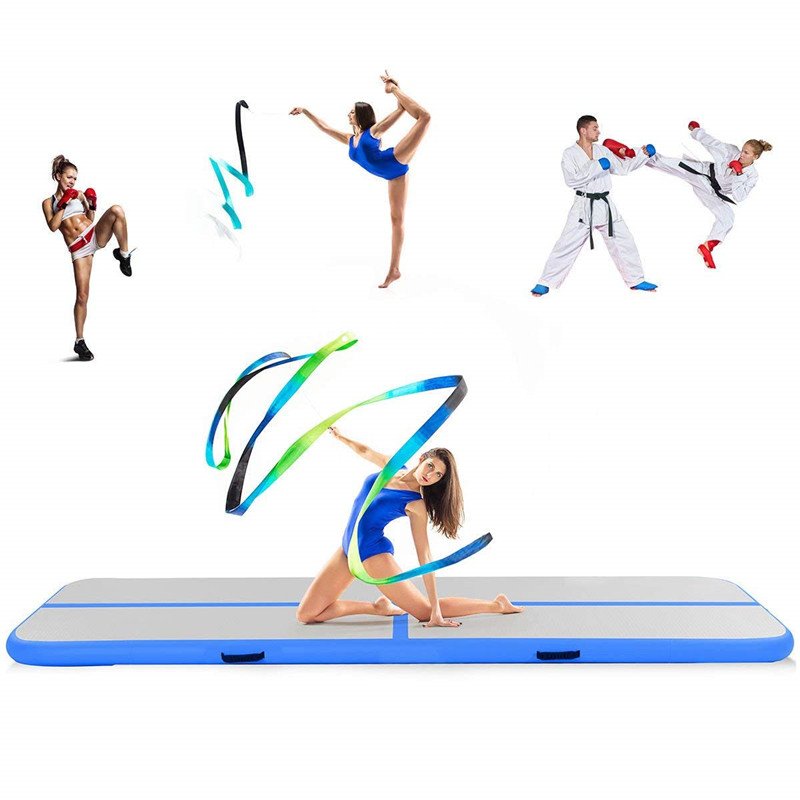 3m Inflatable Air Track Gymnastics Mat Taekwondo Flip Trampoline Yoga Multifunctional Household Sports Equipment - 11