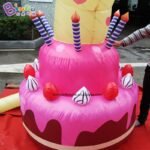 4x3m High Inflatable Birthday Arch Entrance With Koala Inflated Party Decor For Fun Kids - 3