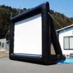 4 4mx2 5m 16 9 Inflatable Movie Screen Rear Projection Film
