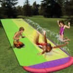 4 8m Giant Surf Double Water Slide Lawn Slides For Children Summer Pool Kids Games Fun Toys Backyard Outdoor Wave Rider