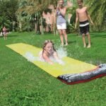4 8m Giant Surf 'n Water Slide Fun Lawn Slides Pools For Kids Summer Pvc Games Center Backyard Outdoor Children Adult Toys