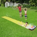 4 8m Giant Surf 'n Water Slide Fun Lawn Slides Pools For Kids Summer Pvc Games Center Backyard Outdoor Children Adult Toys - 4