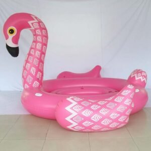 4 Person Inflatable Giant Unicorn Peacock Pink Flamingo Pool Float Large Lake Floating Island Water Toys Pools Fun Raft - 2