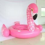 4 Person Inflatable Giant Unicorn Peacock Pink Flamingo Pool Float Large Lake Floating Island Water Toys Pools Fun Raft - 3