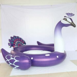 Pink Inflatable Raft 4person Large Unicorn Peacock Pink Flamingo Inflatable Pool Float Raft ...