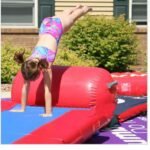4 Type 7 Color Inflatable Airtrack Home Roller Small Gymnastics Mat Cylinder Gym Training - 3