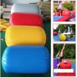 4 Type 7 Color Inflatable Airtrack Home Roller Small Gymnastics Mat Cylinder Gym Training - 2