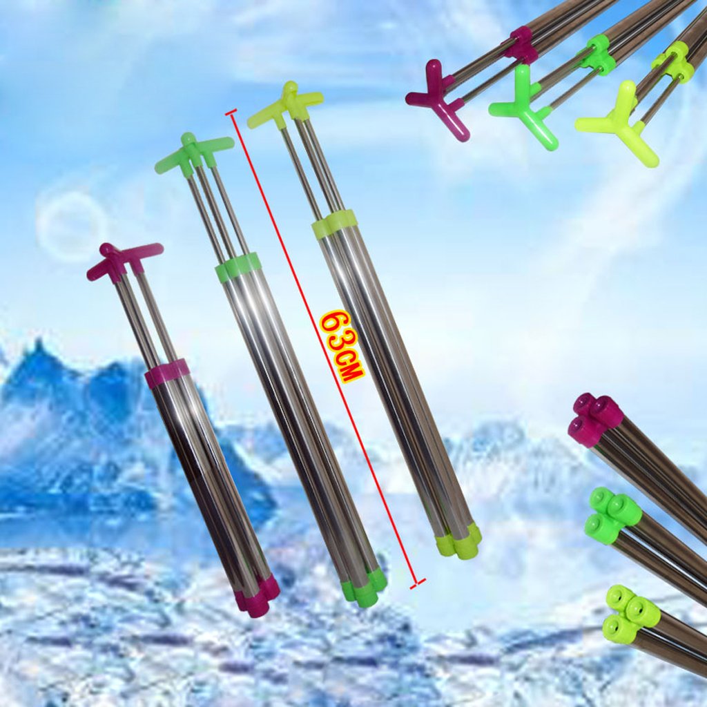 Kids Triple Tube Water Squirt Toy 43cm Pump Action Soaker For Summer Beach Pool And Outdoor Fun - 3