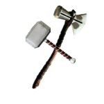 44cm Thor Axe Hammer Cosplay 1 Guns Figure Model Kids Gift Movie Role Playing Safety Eva Inflatable Toys