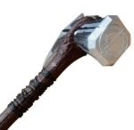 44cm Thor Axe Hammer Cosplay 1 Guns Figure Model Kids Gift Movie Role Playing Safety Eva Inflatable Toys - 3