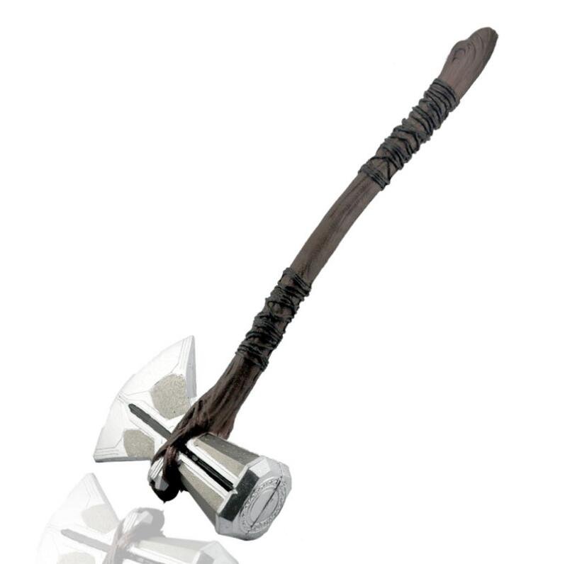 Thors 44cm Inflatable Axe Hammer Toy Safe Eva Roleplaying Cosplay Kids Movie Figure Gift - 6