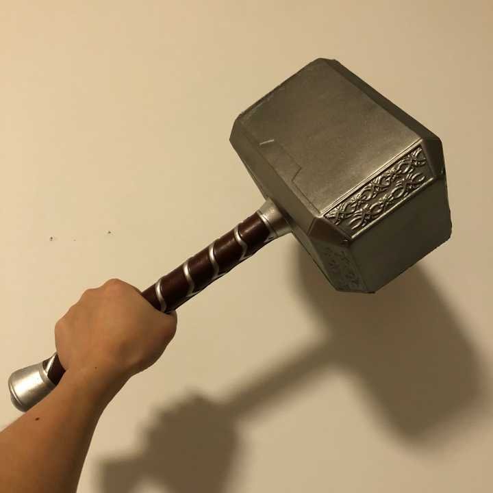 Thors 44cm Inflatable Axe Hammer Toy Safe Eva Roleplaying Cosplay Kids Movie Figure Gift - 10