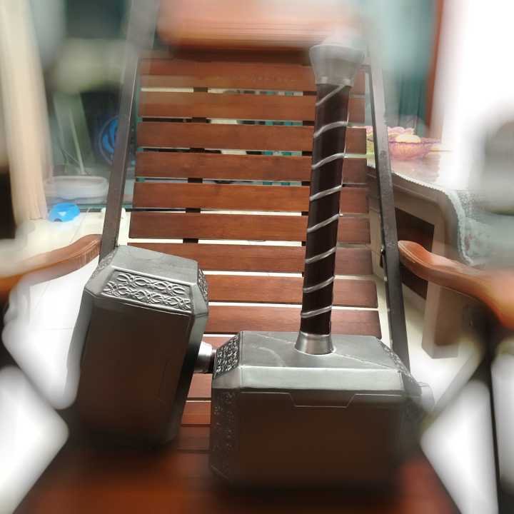 Thors 44cm Inflatable Axe Hammer Toy Safe Eva Roleplaying Cosplay Kids Movie Figure Gift - 19