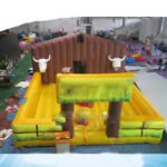 6x6m Mechanical Bull Rodeo Inflatable Ride Game