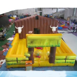6x6m Mechanical Bull Rodeo Inflatable Ride Game