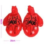 48cm Giant Red Inflatable Boxing Gloves Children Outdoor Sports Toys Party Game Props For Kids Christmas Gifts - 2