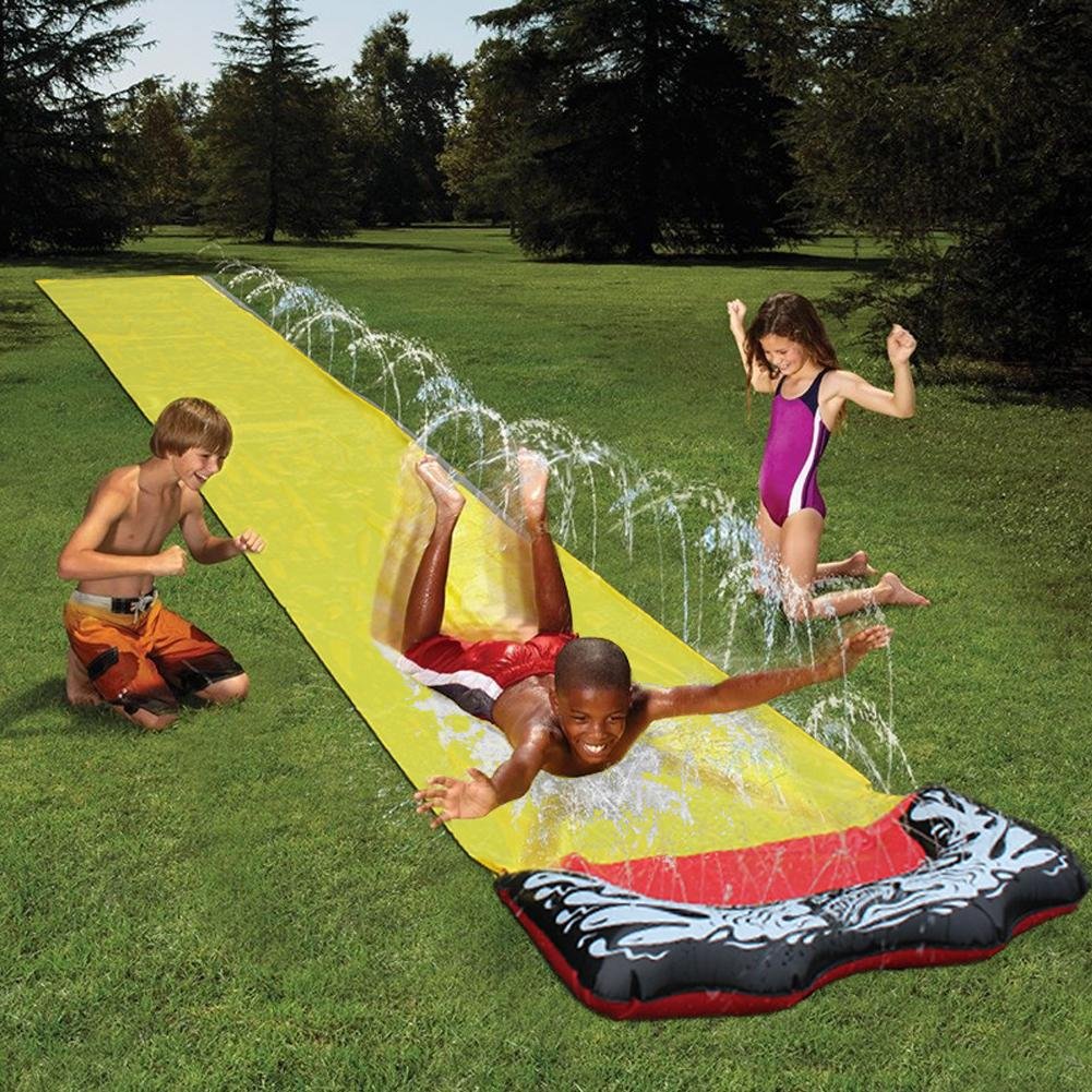 Extra Large 48m Pvc Surf N Water Slide Fun Summer Backyard Games For Kids And Adults Outdoor Lawn Pool Slide Toy - 1 Extra Large 48m Pvc Surf N Water Slide Fun Summer Backyard Games For Kids And Adults Outdoor Lawn Pool Slide Toy - 1