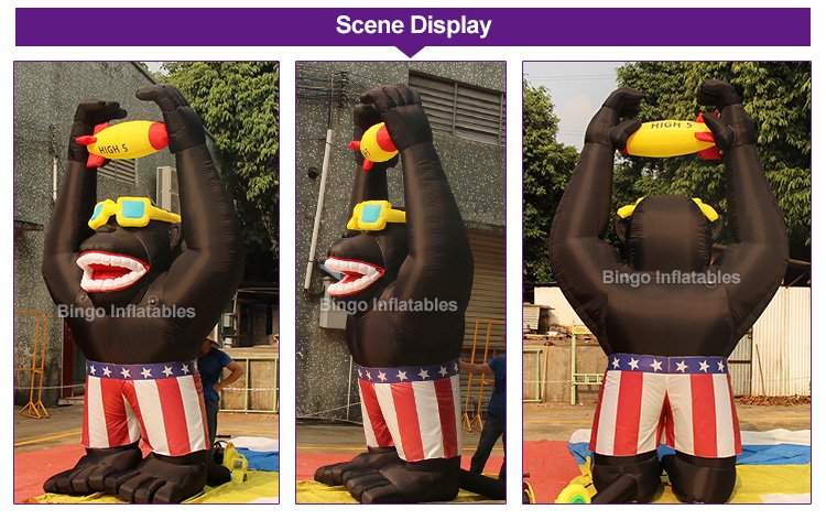 Customized 4mh Inflatable Baby Cartoon Model Toy Perfect For Newborn Display Child Decoration - 2