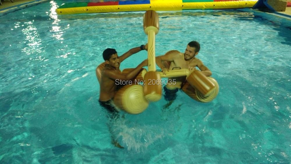 4piece Gladiator Joust Pool Float Set Inflatable Water Sports Bumper Toys For Kids And Adults Ideal For Pool Parties - 2 4piece Gladiator Joust Pool Float Set Inflatable Water Sports Bumper Toys For Kids And Adults Ideal For Pool Parties - 2