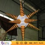 4ft 1 2m Hanging Inflatable Meteor Hammer Shape Led Balloon Unique For Party N Nightclub - Toys - 3