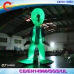 4m 6m 8m Giant Led Lighting Inflatable Snow Miser Custom For - 3