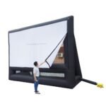 5 4m 16 9 Outdoor Inflatable Movie Screen With Removable Cloth Portable Air Projector Cinema Projection - 5