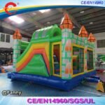 5 5x5m Inflatable Jumping Design Dinosaur Bouncy Castle Slide Combos - 3