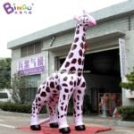 5 Meters Height Inflatable Giraffe Model Vivid Customized Advertising Animal Decoration For Outdoor Displaying - 3