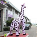 5 Meters Height Inflatable Giraffe Model Vivid Customized Advertising Animal Decoration For Outdoor Displaying - 2