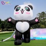 5 Meters Height Inflatable Lovely Panda Cartoon Individualized Animal Model Toy For Event - 3