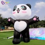 5 Meters Height Inflatable Lovely Panda Cartoon Individualized Animal Model Toy For Event - 4