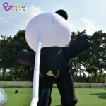 5 Meters Height Inflatable Lovely Panda Cartoon Individualized Animal Model Toy For Event - 5