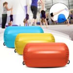85x100cm Airtrack Inflatable Gymnastics Gym Air Mat Floor Home Exercise Inverted Round Column Tumbling