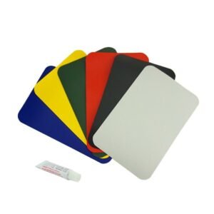 200x130mm Inflatable Plastic Boat Kayak Special Pvc Repair Patch Kit With Glue Waterproof Rib Canoe Dinghy Float