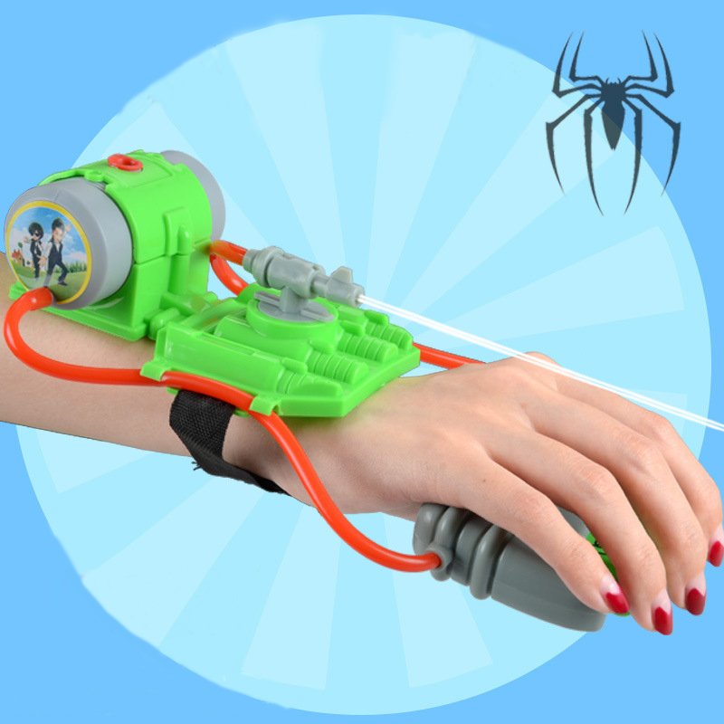 Summer Fun Spiderman Style Mini Wrist Water Blasters 5m Shooting Range For Beach Pool Seaside Parties - 1