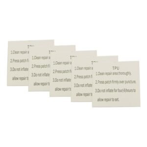 5pcs Self Adhesive Glass Waterproof Patch Metal Outdoor Inflatable Boat Tpu Trampolines Tent Repair Life Ring