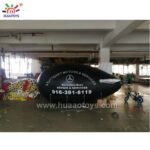 5m 16ft Long Giant Inflatable Zeppelin For Different Events Airship Helium Blimp Advertisement - 2