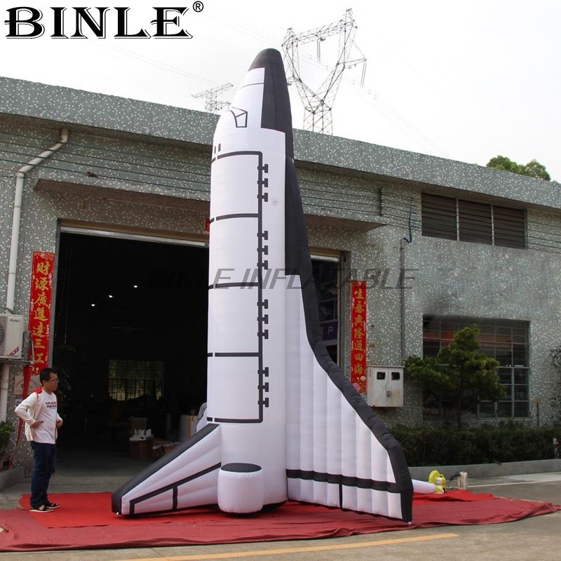 16ft Giant Inflatable Space Shuttle Astronaut Spaceship Model With Logo For Events Parties Exhibitions - 2 16ft Giant Inflatable Space Shuttle Astronaut Spaceship Model With Logo For Events Parties Exhibitions - 2
